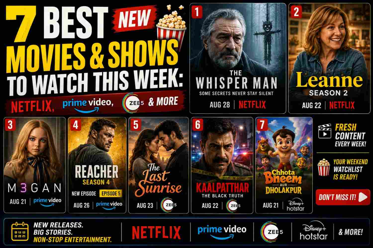 Best New Movies & Shows to Watch This Week