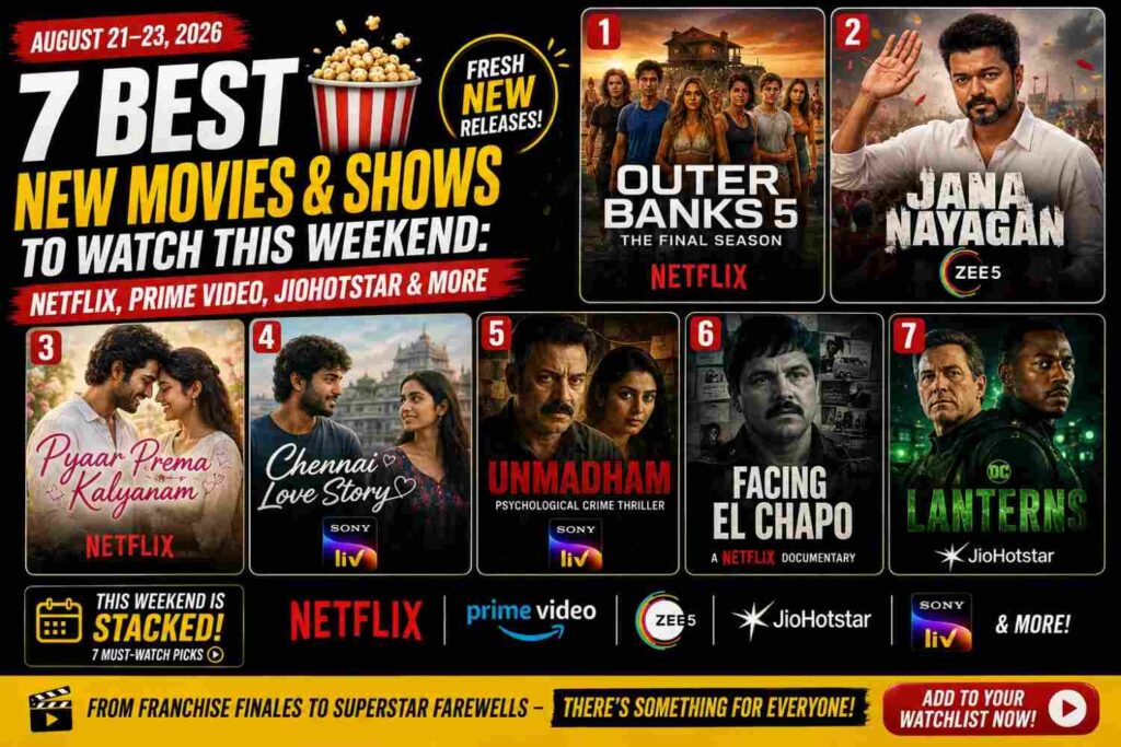New Movies and Shows to Watch This Weekend