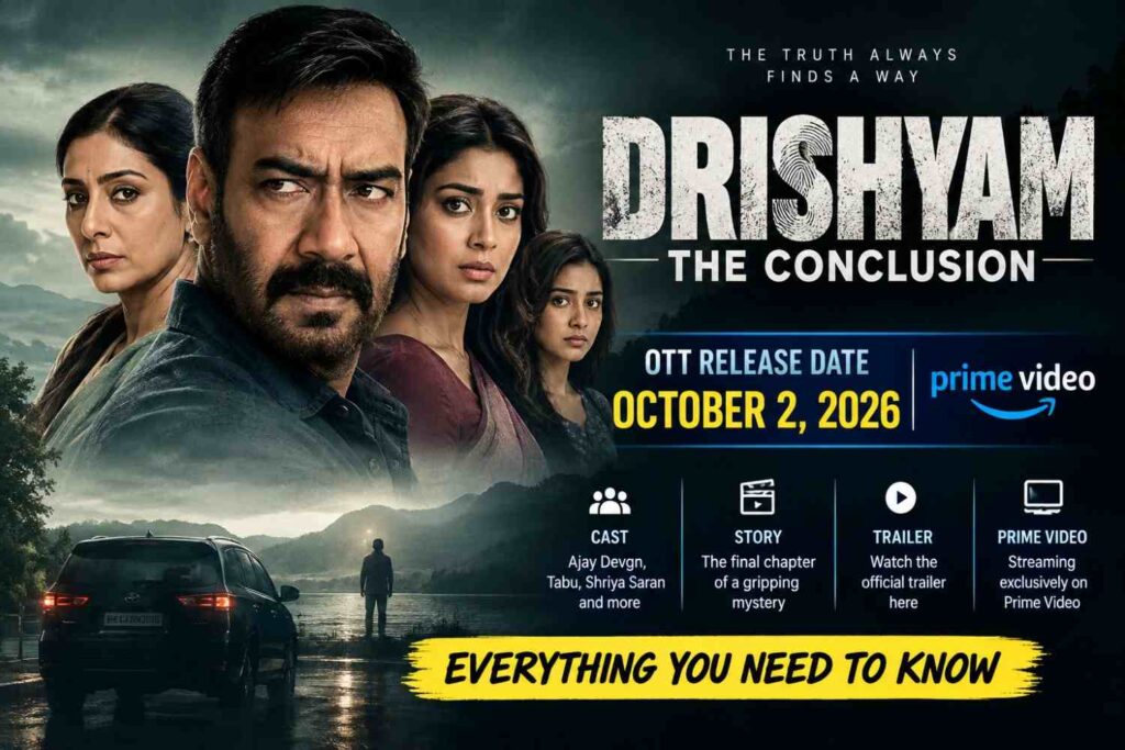 Drishyam The Conclusion OTT Release Date