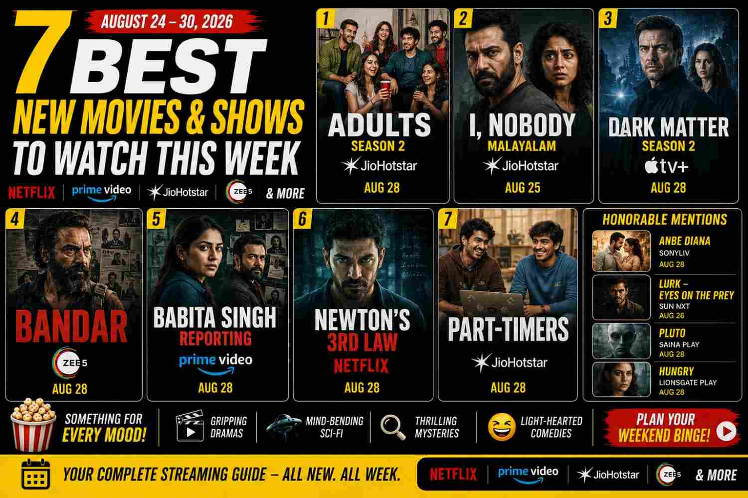 Best New Movies & Shows to Watch This Week